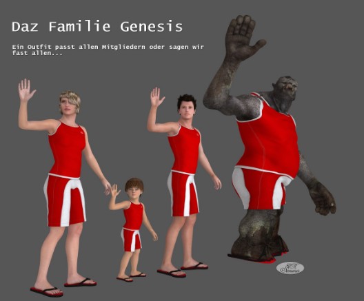 Daz Familie Genesis Ursprungsversion
