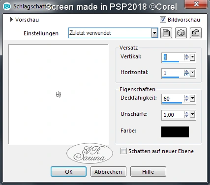 Screen PSP - Deko 01 Schatten 1