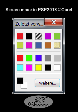 Screen PSP - Material-Palette Mini-Farbauswahl-Fenster